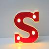 16cm Size Luminous Letters Red White Color LED Letter Night Light  Outdoor Decoration