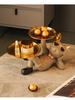 Luxurious Bulldog Key Holder and Storage Tray for Entryway Decor
