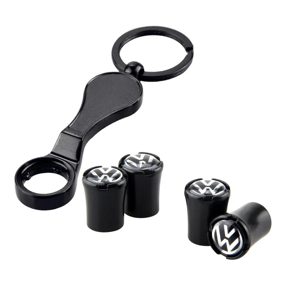 2026 Hot For VW VOLKSWAGEN Car Tire Valve Caps Wheel Covers with Wrench for Volkswagen Santana GTI Lavida Jetta Magotan Sagitar