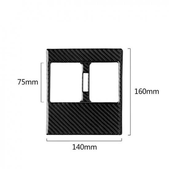 Carbon Fiber Rear Air Outlet Vent Cover For Mercedes Benz C Class W204 2007-2013
