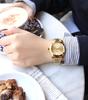 ICE-WATCH Ice Steel 023791 Women's Solar Wristwatch Gold Small Stainless 10ATM Waterproof Miyota 2070 Movement Mineral Glass 34.5mm Case