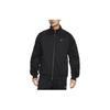 Nike Solid Color Logo Embroidery Zip-Up Stand Collar Jacket Men Jackets Black DQ5004-010