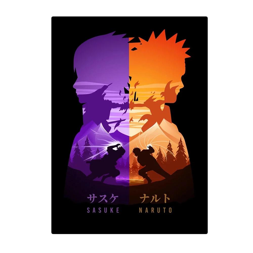 

Японская классическая аниме-постер, принты, холст, живопись, декор для спальни, гостиной, настенное искусство, винтажная фреска без рамы 8X12inch 20x30cm