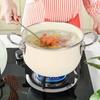 Enameled Iron Casserole-Dish Pot for w/ Premium 304 Stainless Steel Handle Lid Non-Stick Kitchen Cookware 2L/2.5L/4.7L S