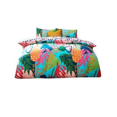 Juego de Funda Nórdica Coralina Hoja de Palma