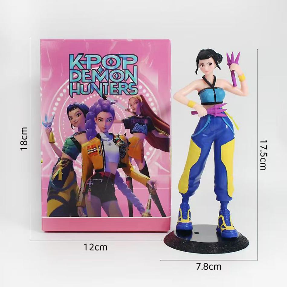 3 Kinds Kpop Demon Hunters Figure Model Toy PVC Cartoon Peripherals Rumi Mira Zoey Desk Decoration Collection Figures Model Toy