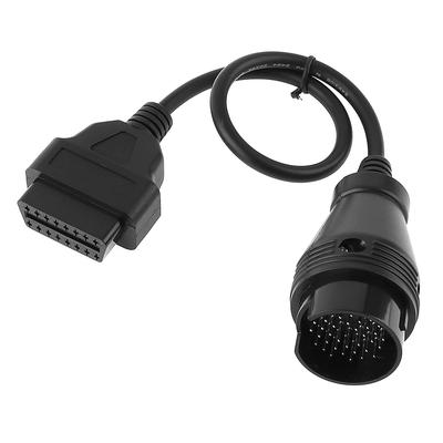 OBD-II 38 Pin Stecker auf 16 Pin Buchse Diagnoseadapter Auto-Anschlusskabel mit 27 cm Leitung