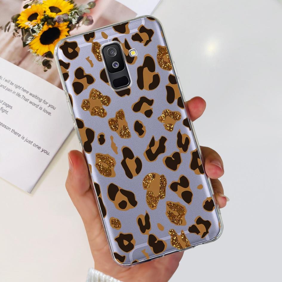 For Samsung A6 Plus 2018 Case SM-A605F New Fashion Butterfly Marble Soft Silicone Funda For Samsung Galaxy A6 A6+ SM-A600F Cover