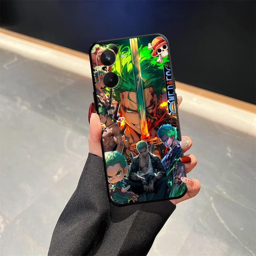 Phone Cover Case for Realme 12 14 GT Master Neo2 C25 C21 C15 C12 11 Pro P3 Ultra Nazro 50 50i C33 C35 C53 C55 Anime Luffy Zoro