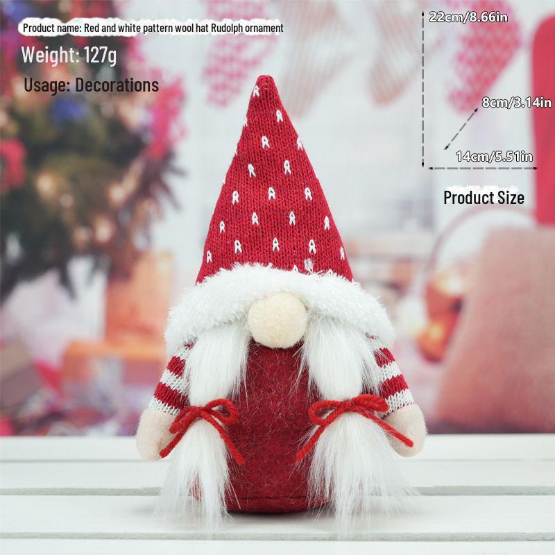 2024 Luminous Christmas Decorations: Rudolph, Santa, and Snowman Dolls