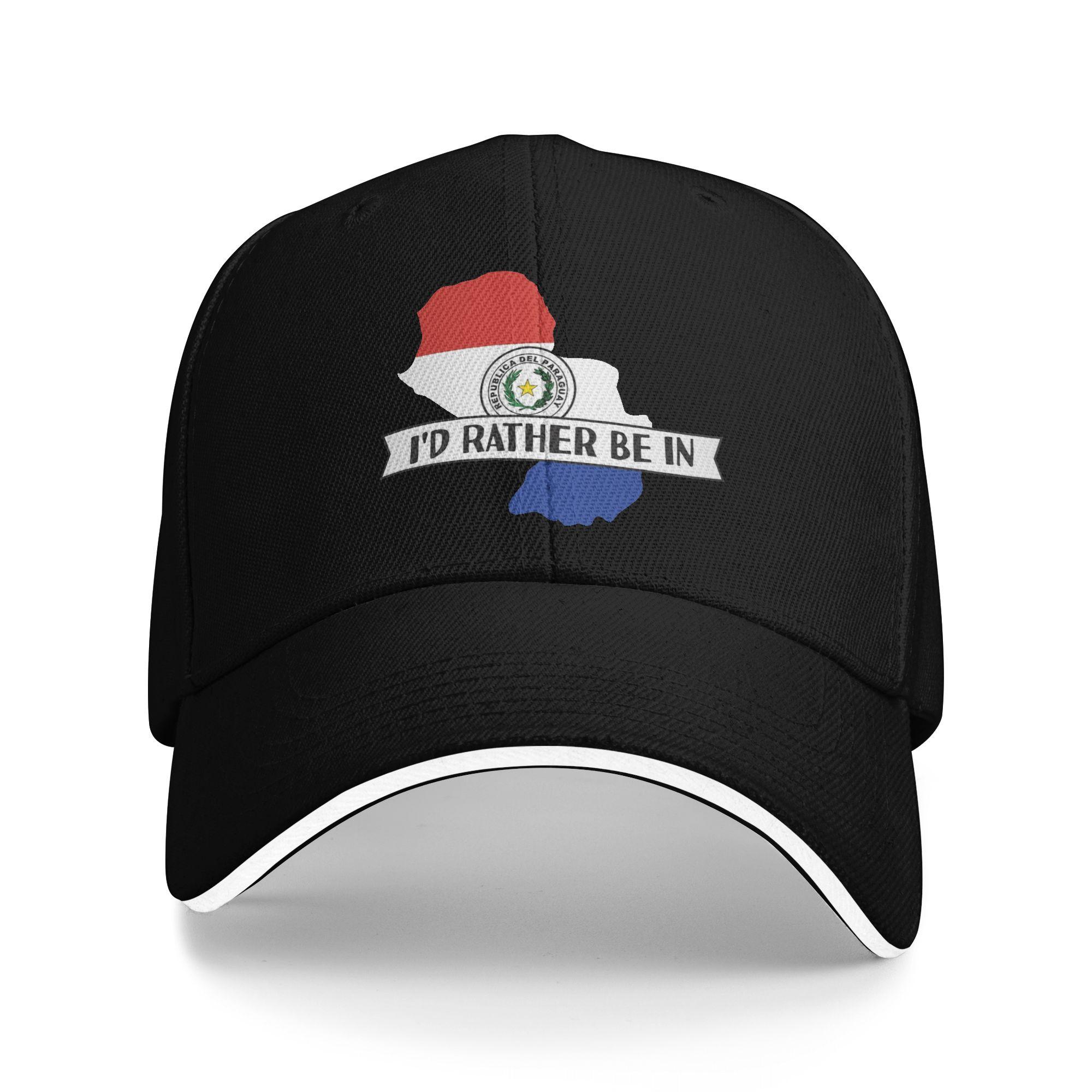 Summer New Baseball Caps Paraguay Flag Merch For Unisex Women Trucker Cap Vintage Snapback Hat Gift One Size