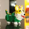 High-Quality Cute High-Quality Corgi Compact size High-Quality Animal High-Quality Building High-Quality Blocks Construction set High-Quality Dogs