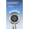 1 Douchette à main à pression avec 5 modes de débit d'eau réglables, Pommeau de douche de salle de bain, Douchette, Accessoires de salle de bain