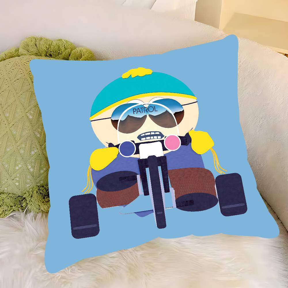 E-Eric Theodore Cartman Kissenbezug Abnehmbarer Waschbarer Kissenbezug – Ganzjahresweichleinen