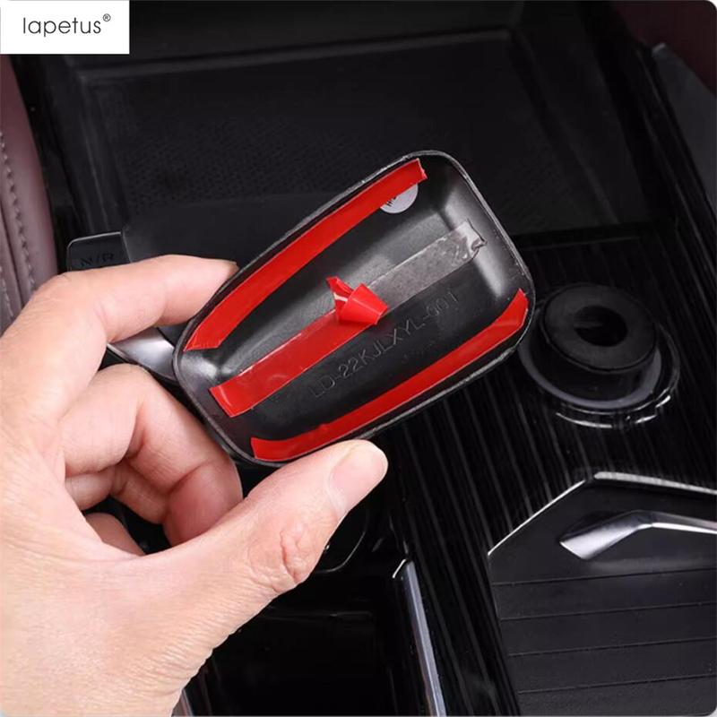 Car Gear Shift Knob Head Handle Cap Decorative Sequ Stickers Cover Trim For Renault Grand Koleos 2024 2025 ABS Accessories