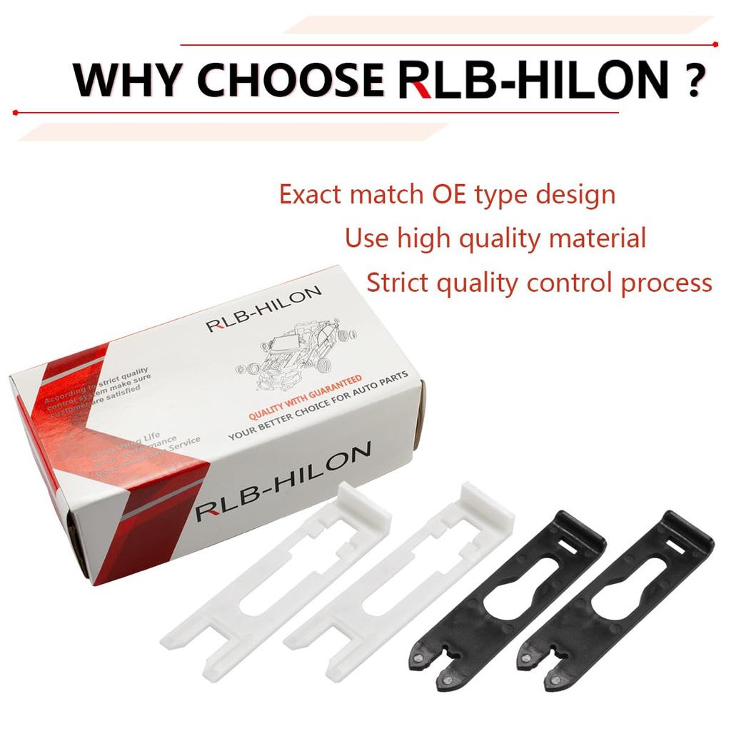 RLB-HILON 4PCS Headlight Retaining Clip Compatible with Chevy Blazer Impala Monte Carlo S10 Pickup, for GMC Jimmy Sonoma, for Buick Century Regal,