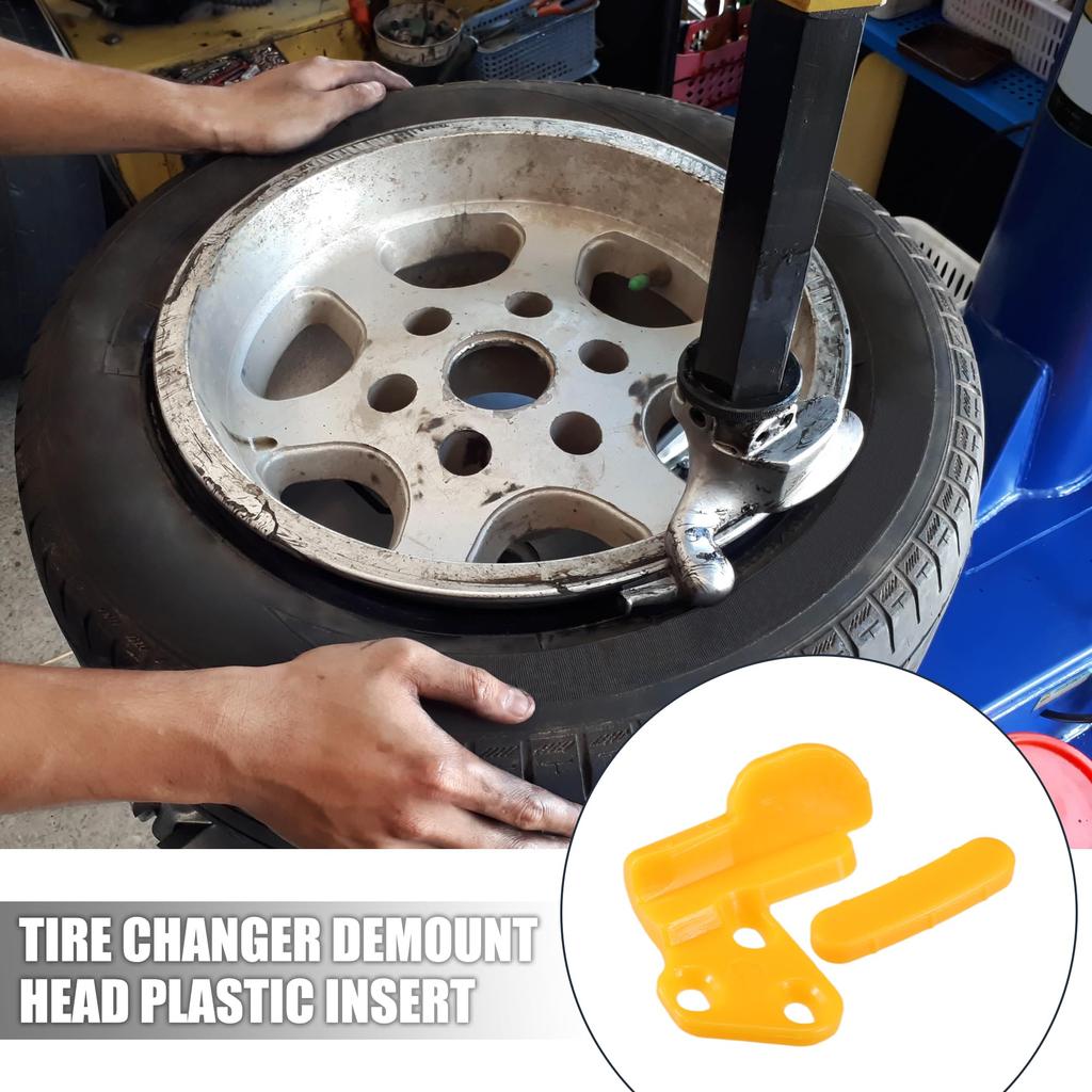 X AUTOHAUX 5 Sets Motorcycle Tire Changer Tire Demount Head Tire Guard Wheel Side