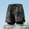 Mens Quick-Dry Swim Trunks With Inner Brief Support Loose Fit Athletic Board Shorts Swimming Beach Surfing