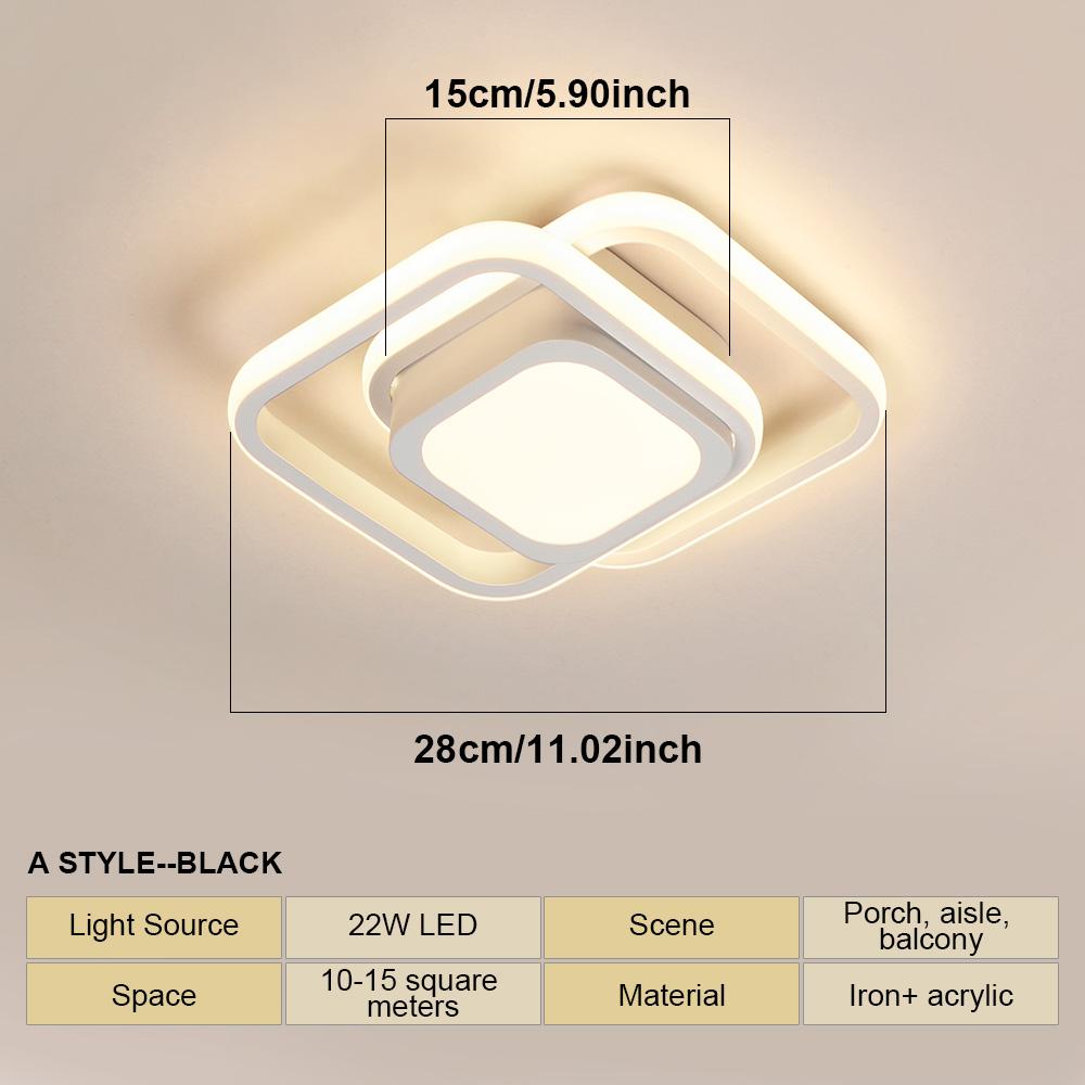 LED Aisle Ceiling Lamp Modern Style Ceil Hallway Balcony Bedroom LivingRoom Home Indoor Lighting DiningRoom Lights Office Lustre