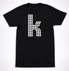 The Killers Kleinbuchstaben k Logo T-Shirt Rot Weiß Indie Alternative Rock Band T-Shirt