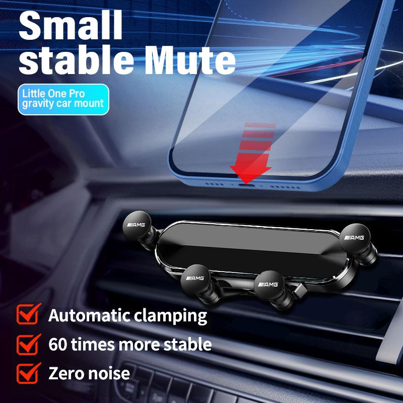 Gravity Car Phone Holder for Car Phone Holder Air Vent Clip Car Styling For Mercedes Benz AMG GLE GLS GLC CLA GLB ML C500 C200 C300 W204 W206 W205
