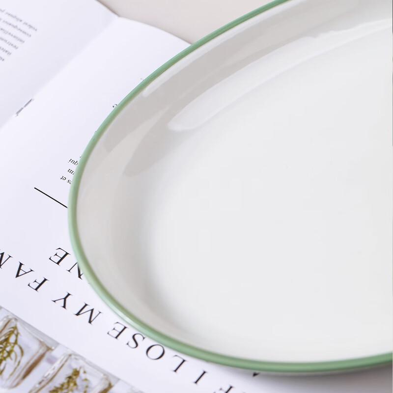 Haoya Jingdezhen Ceramic 12-inch Fish Plate - Happy Cabin Design