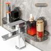 LISM Suction Cup Faucet Organizer Rack - 3 Pack