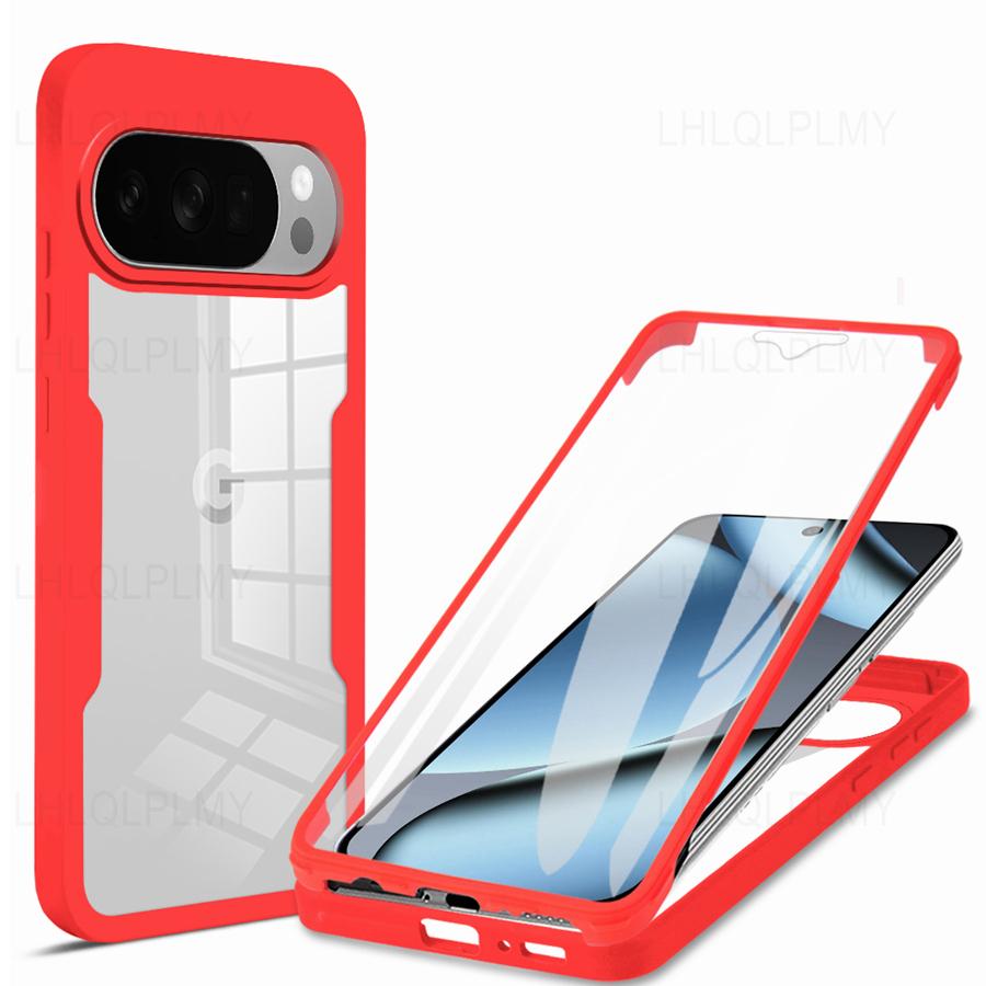 

Front + Back Protect ShockProof Case For Google Pixel 9 10 Pro XL 10A 6A 360 Degrees Cover Pixel9 Pixel10 Pixel 9