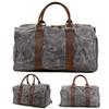 Europe and the United States Large-capacity Tooling Travel Bag Stylish Waxed Canvas Camping Duffel Dry and Wet Separation Exercise Fitness Handbag