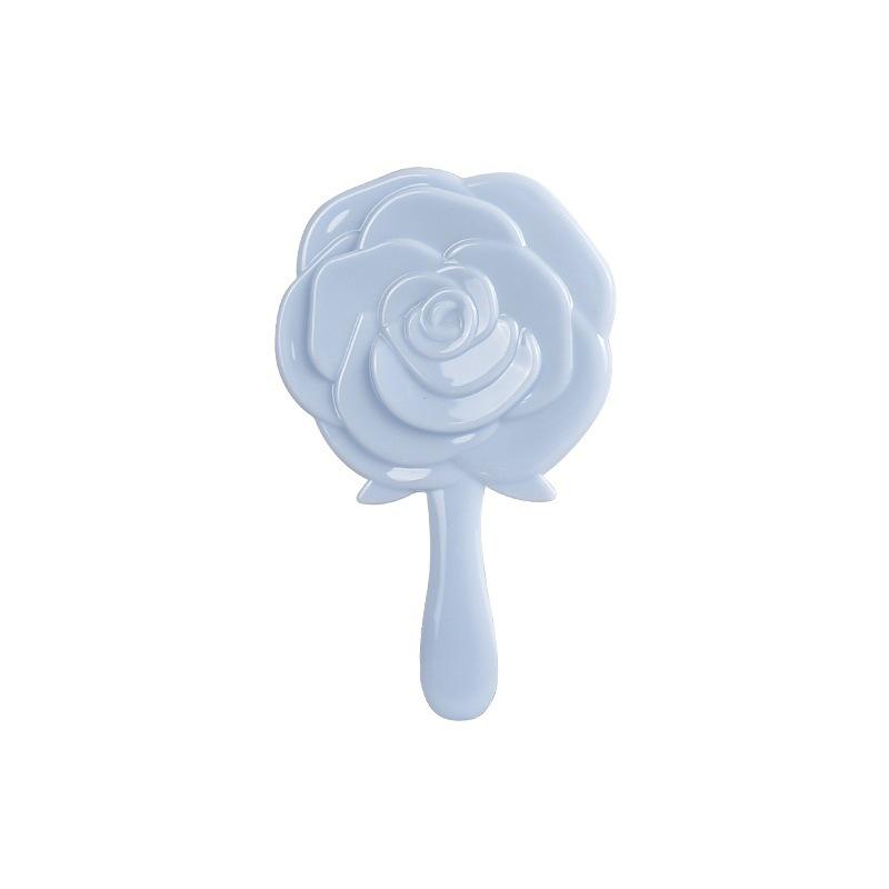 

Elegant Rose Handle Mirror, Portable Makeup Mirror for Dorm Travel Purse, Cute Vanity Gift for Women Girls Valentine Wedding