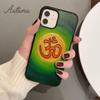 Yoga Aum Om Symbol Handyhülle für iPhone 11 12 13 14 Pro Max mini X XR XS SE 2020 6S 7 8 Plus Samsung Galaxy S21 S22 Hülle