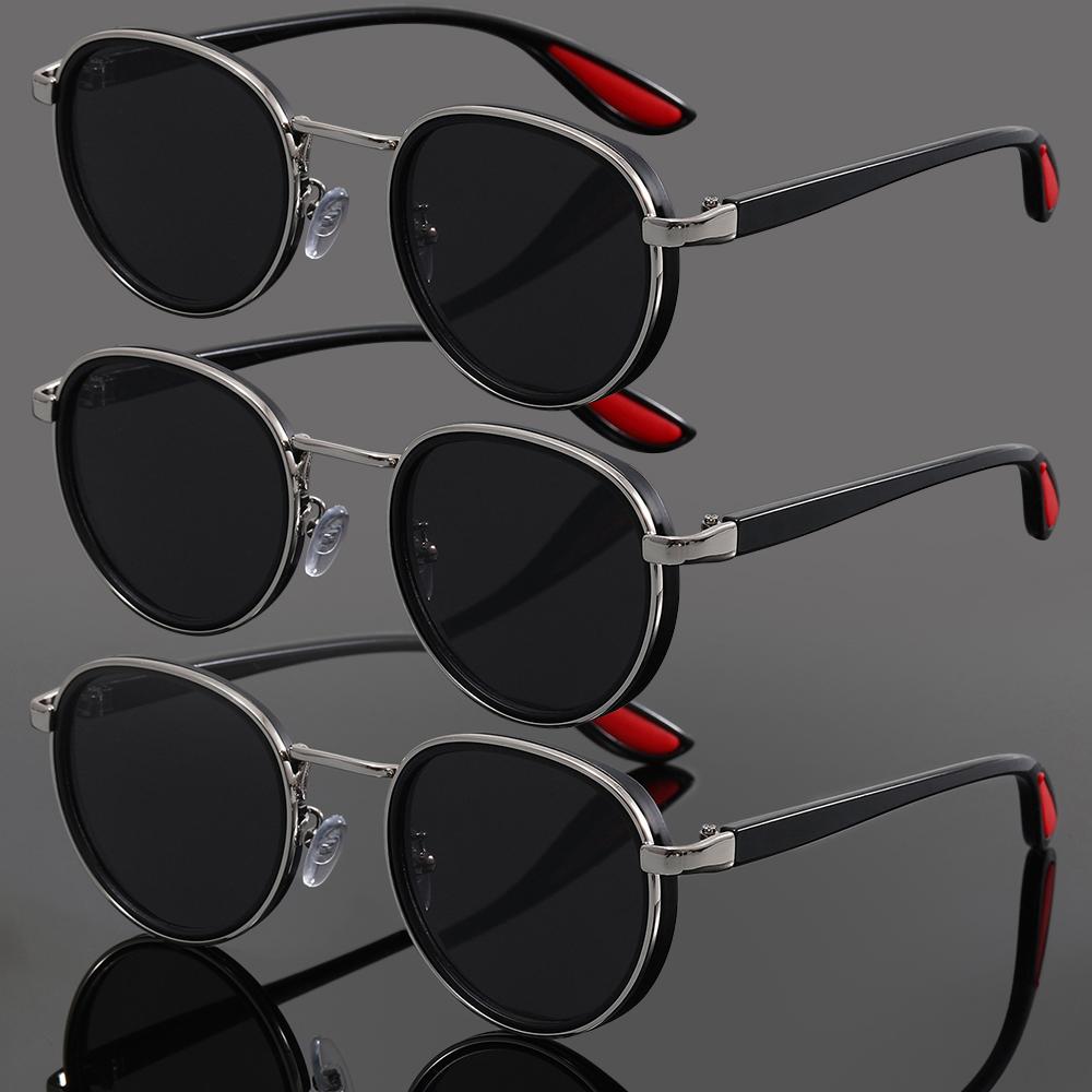 

3PCS Couples Fashion Sunglasses Summer Party Vacation Golf Decorative Photo Shoot Holiday Gift for Men And Women XE3822