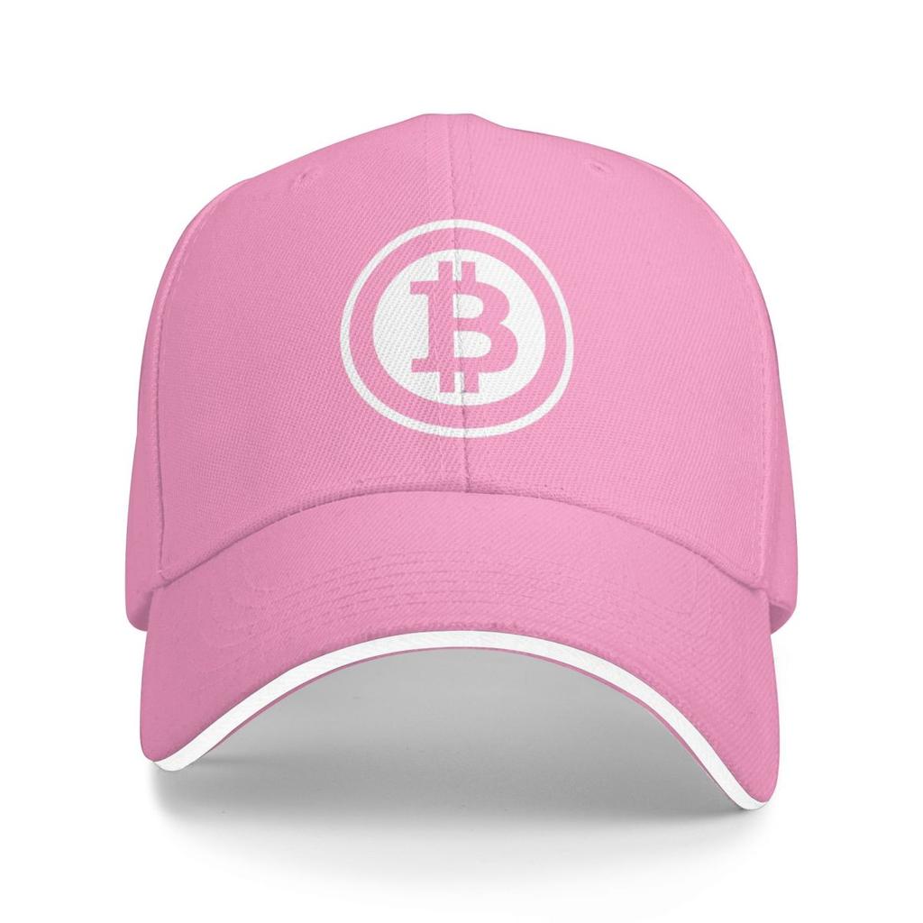 Bitcoin Icon Cryptocurrency Art Baseball Caps Snapback Baseball Hats Breathable Casual Casquette Outdoor Unisex