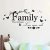 Fashion Europe Style Family Love Poster Suitable Home Living Room Wall Sticker Pretty House Decorative Wedding Art Wall Decals