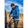 Blue Hooded Sweatshirt with Zipper, "2Xl",Ce,Lahti