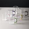 High Borosilicate Glass Tea Brewing Cup with Handle for Home or Office