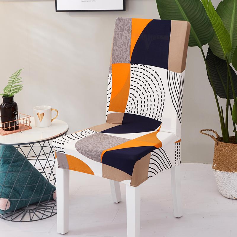 Four Seasons Universal Milk Silk Chair Cover Dust-Proof One Set Of El Conjoined Backrest All-Around Printing