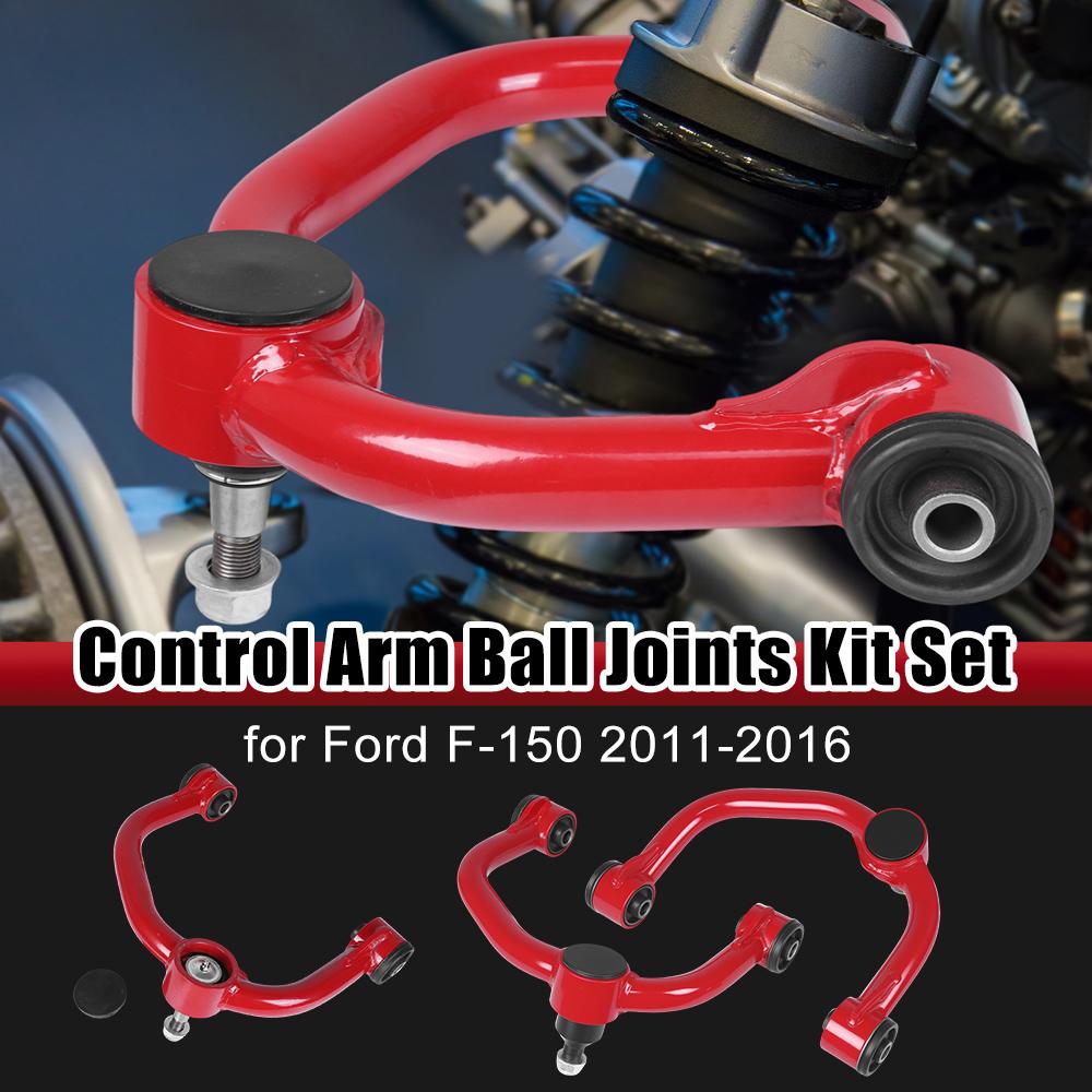 2pcs Front Upper Lift Replacement Control Arms Ball Joints Kit Set for Ford F-150 11-16 Adjustable Control Camber Arms
