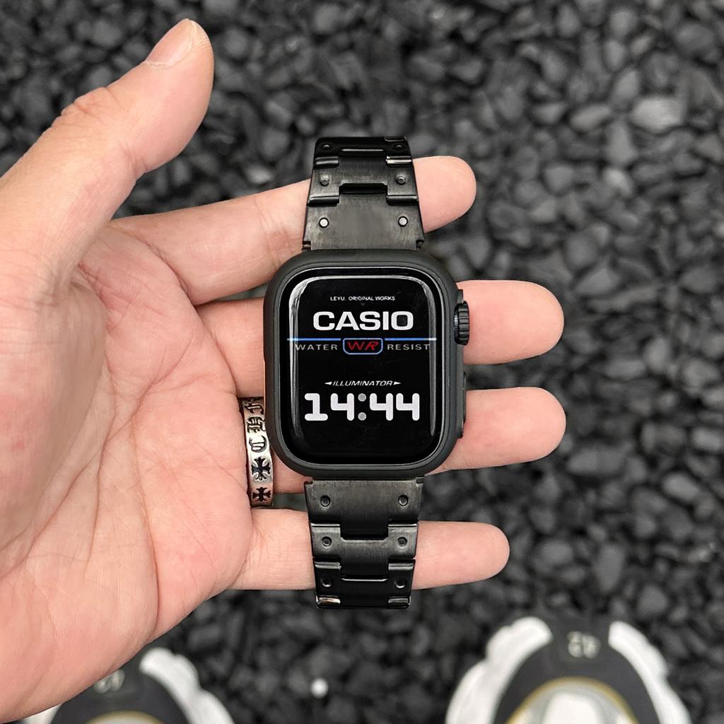 Stainless Steel Strap for iWatch Series 10 9 8 7 6 5 SE Men's Band for Apple Watch Ultra 49mm 46mm 42mm 45mm 41mm Bracelect