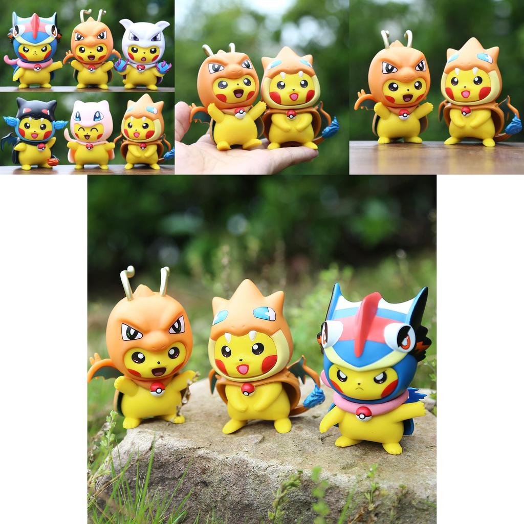 Pokmon Pvc Pikachu Figure Cake Topper Blind Box Gift For Collectors Special Characters Included