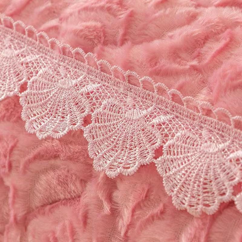 Зимнее теплое роскошное толстое плюшевое полотенце для дивана — фото 5