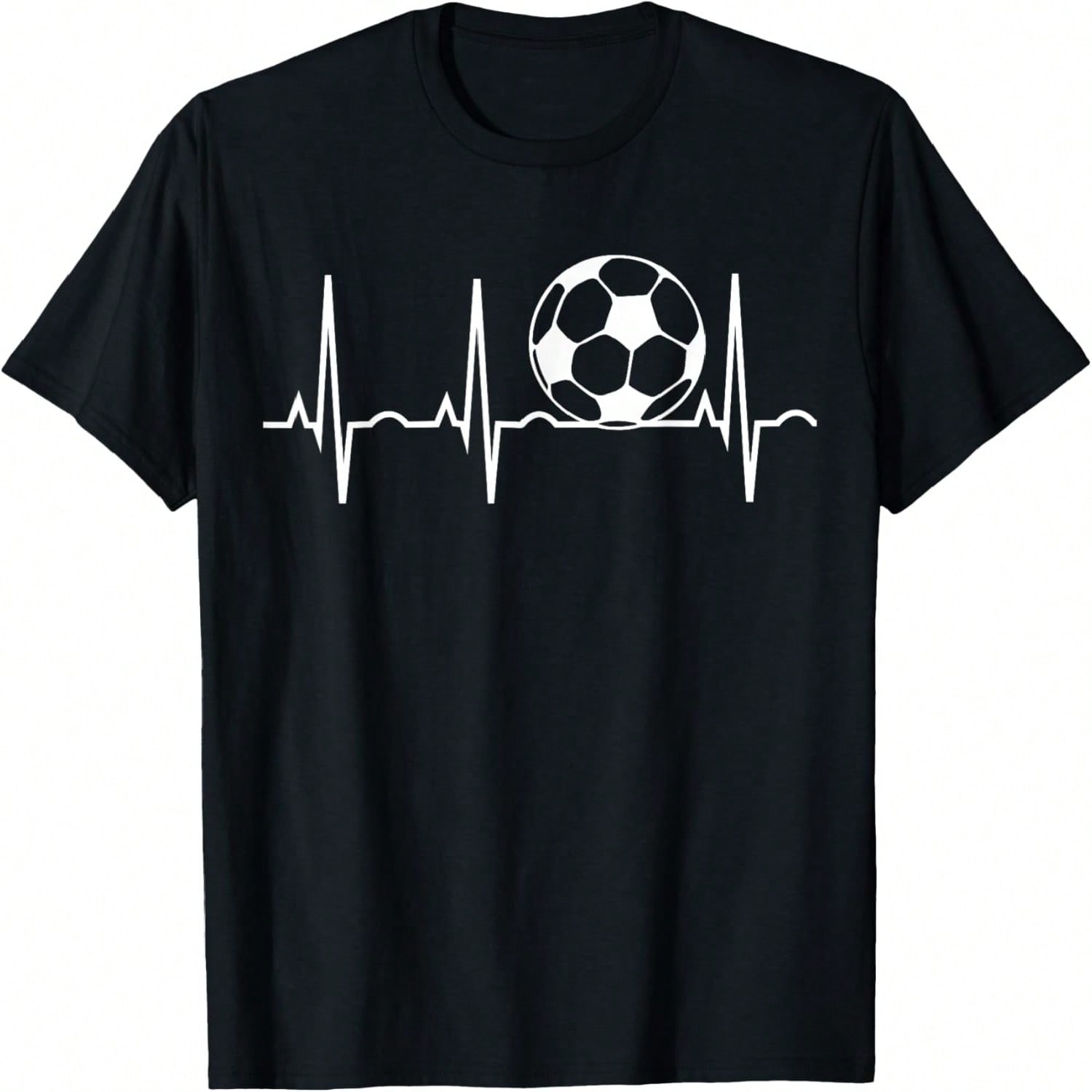 Soccer Heartbeat - Soccer Ball Heartbeat T-Shirt S