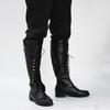 New European and American Retro Lace-up Motorcycle Boots Plus Size Men's Locomotive Boots