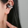 Chic 2Pcs Earrings with Shining Rotating Flower Blossoms for Sophisticated Look