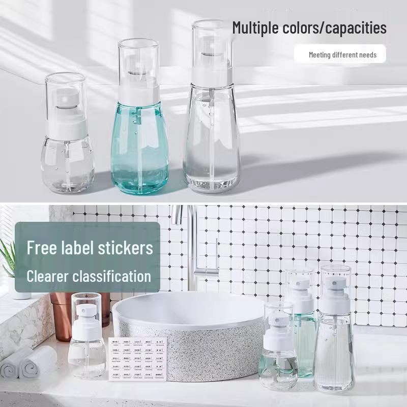 Travel-Size Ultra-Fine Mist Spray Bottle for Face Moisturizing and Alcohol Use