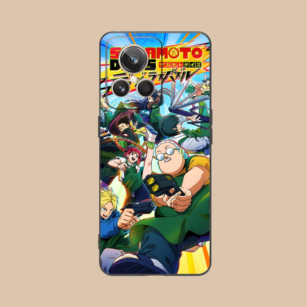 

Sakamoto Days Mobile Phone Case for Realme 15 14 13 12 11 10 9 Pro Plus T i Lite 5G Colorful Printing Cover Cover Luxury Pretty realme 9i 5G