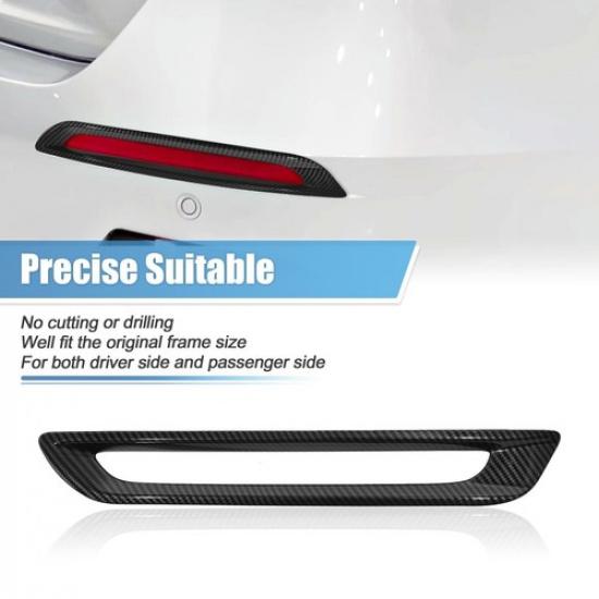 2pcs for Honda Civic 11th  Rear Fog Lights Lamp Frame Cover Overlay Bezel