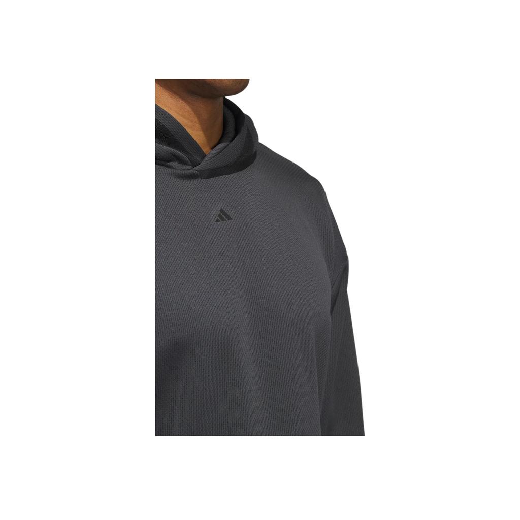 Adidas Select Striped Casual Logo Print Pullover Hoodie Men Tops Black IC2418