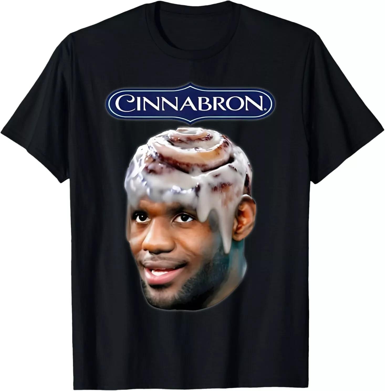 Cinnabron Funny Meme Lebron Funny Tee Gift Unisex T-Shirt M