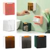 Wall Mounted Storage Container Clear Wall Mounted Cotton Swab Container Plastic Jewelry Holder Box for Cotton Swabs